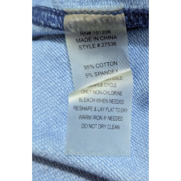 Soft Surroundings sz S Pull On Wide Leg Pants terry knit stretchy pockets 2900 - Picture 7 of 7